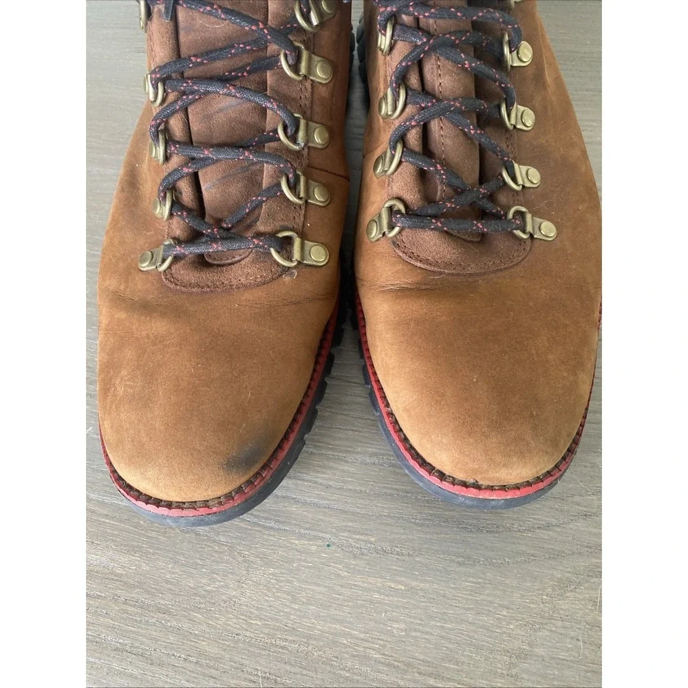 COLE HAAN ZerøGrand‎ Men's Size 12  Brown Black Nubuck Hiker Boots